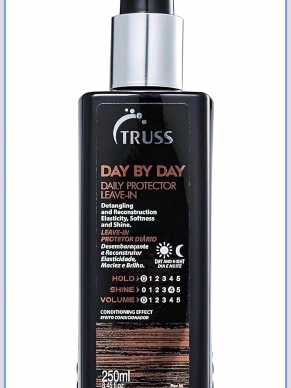 TRUSS Day By Day Daily Protector Leave-In Spray Heat Protect Detangle